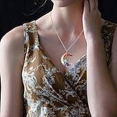 preiswerte Halsketten &amp; Anhänger-Anhänger Halskette For Damen Straße Täglich Kristall MOON Baum des Lebens