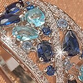 cheap Rings-1PC Ring For Women's Cubic Zirconia Clear Daily Prom Gift Zircon Copper Geometrical