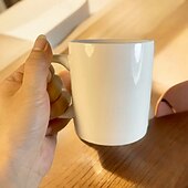 abordables Tazas-Taza de cerámica personalizada para el dedo medio, divertida taza blanca para café, leche, agua, té con asa para fiesta, Día de los Inocentes, interesante taza de cerámica personalizada para el dedo