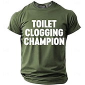 economico T-shirt di Umorismo Sarcastico-Per uomo Gergo divertente Maglietta Manica Corta maglietta Stampa 3D Girocollo Camicia Moda Quotidiano Quotidiano Streetwear Blu Erica grigia Nero Estate Primavera Abbigliamento S M L XL XXL XXXL