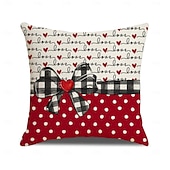 levne Hodte polštáře, vložky a kryty-povlak na polštář s motivem srdce na Valentýna, dekorativní polštář s potiskem lnu, polštář do čela postele do ložnice, slavnostní dekorační polštář na postel, pohovku, obývací pokoj