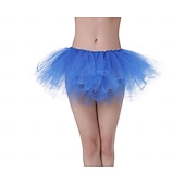 abordables Bas-Costume élégant Tutu Jupe en tulle Rétro Vintage Années 1980 Adulte Femmes Halloween Carnaval Soirée Performance Se déguiser