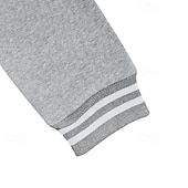 economico Giubbotti Casual-Per uomo Giacca Leggera Giacca Casual Giacca College Casuale Quotidiano Tasca Primavera Autunno A righe Streetwear Elegante Colletto Mao Regolare Nero Rosso Blu marino Blu reale Grigio chiaro Giacca