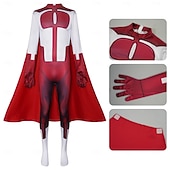 ieftine Costume pentru bărbați-Aventură Invinciboy Supererou Costum Cosplay Joc video Cosplay for Bărbați Adulți Halloween Carnaval Mascaradă Carnaval Petrecere Performanță