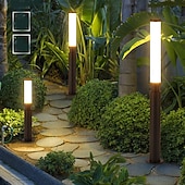 cheap Outdoor Wall Lights-Modern Creative Outdoor Lights 60/80/100cm Bollard Lights LED Waterproof Garden Lights Pathway Lights