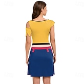 baratos Trajes Femininos-Inspirado em ídolos coreanos Estrela pop Ocasiões Especiais Fantasia fantasia Fantasia de Carnaval Ídolo Virtual for Mulheres Adulto Dia Das Bruxas Carnaval Espetáculo Comic Con Anime Expo