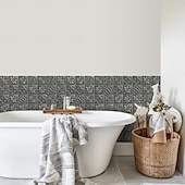 olcso Falmatricák-12 db 15 cm-es csempematrica, öntapadós, levehető marokkói talavera csempe, vízálló konyhabútor, lépcsőház, lakberendezés