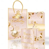 お買い得  誕生日-6/8/10/16/20個のサプライズバースデーバウンスボックス | 男の子と女の子のためのクリエイティブな赤いラッキーギフトボックス、サプライズギフトパッケージ、現金やカード用の折りたたみ式爆発マネーギフトボックス &amp;誕生日にぴったりの写真