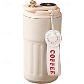 Недорогие Кружки и чашки-Термокружка для кофе из нержавеющей стали 316 с цифровым дисплеем температуры &amp;крышка с сенсорным экраном - самоохлаждающаяся/подогреваемая чашка, индикатор в реальном времени, портативный термометр