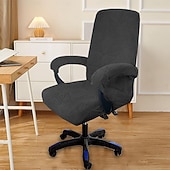 cheap Recliner Chair Cover-Office Chair Cover 3 Piece Set Four Season Modern Elastic Leaf Jacquard Machine Washable Chair Slipcover