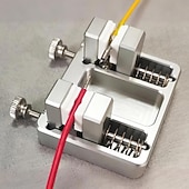 billige klemmer og tang-kraftig sveisetvinge i aluminium med temperaturbestandig kjeve for montering av kretskort, loddetrådklemme, loddeinnretning for ledningsmontering, sveisebordklemmeverktøy