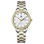 halpa Kvartsikellot-Uusi Olevs Tuontiliike Naisten Liikekello On Koristeltu Hohtavalla Kalenteripäivänä Näyttö Digitaalinen Näyttö Kvartsikello Rentouttava Vedenkestävä Urheilullinen Rannekello Valentine's Day Lahja