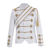 abordables Hauts-Rétro Vintage Rococo Manteau Bal Masqué Veste de cirque Manches longues Prince Aristocrate Déguisement Homme Carnaval Mascarade Événement / Fête Adulte Manteau Automne &amp; Hiver