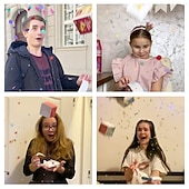 olcso Születésnap-boldog születésnapot felugró meglepetés ajándékdoboz színes lufikkal &amp;konfetti dizájn - élénk papír kézműveskedés fiataloknak, ünnepi ajándékötlet|játékos dizájn|színes lufik, születésnapi parti