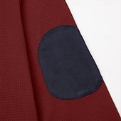 baratos Camiseta Henley Casual-Homens Camiseta Waffle Camisa Waffle Henley Camisas masculinas com reforço nos cotovelos Manga Longa Com Capuz Primavera &amp; Outono Côr Sólida Moda Com Cordão Bolsos Patchwork Casual Ao ar livre Festa