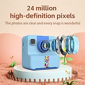 preiswerte Scanner &amp; Drucker-Sofortbildkamera für Kinder, Thermodrucker ohne Tinte &amp;1080p-Digitalvideokamera für Jungen und Mädchen, Selfie-Spielzeugkamera mit Fotopapier &amp;Buntstifte, kreativer Geburtstag &amp;Weihnachtsgeschenk