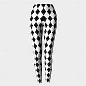 cheap Bottoms-Cologne Carnival Pants Leggings Clown Jester Diamond Pattern Cosplay Adults' Women's Carnival Mardi Gras Casual Party Dress Up