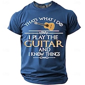  Per uomo Gergo divertente Maglietta Manica Corta maglietta Stampa 3D Girocollo Camicia Moda Quotidiano Quotidiano Streetwear Blu Nero Rosso Estate Primavera Abbigliamento S M L XL XXL XXXL