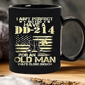 billige Krus og kopper-dd-214 veterangavekrus - jeg er ikke perfekt, men jeg har en dd-214 til en gammel mann som er nær nok det amerikanske flagget &amp;design av militærstøvler