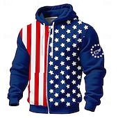  4 juillet 2026 250e jour du souvenir T-shirt à capuche homme streetwear designer avec drapeau américain Daily Street