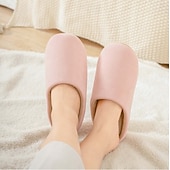 tanie Domowe kapcie-kapcie z pianki memory, z grubą i miękką wyściółką oraz cichą podeszwą, odpowiednie zarówno dla mężczyzn, jak i kobiet