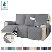 abordables Funda para sillón reclinable-Funda de sofá para mascotas, color sólido, elástica, impermeable, antideslizante, resistente a las manchas, universal, moderna y sencilla, para el hogar, sala de estar, regalo para dueños de mascotas