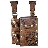 voordelige Accessoires en meer-Retro vintage Middeleeuws Renaissance Heuptas Siernagel Kostuum Voor heren Halloween Carnaval Maskerade Halloween Prestatie Maskerade Volwassenen Tas Magische fles