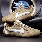お買い得  カジュアルスニーカー-メンズの赤と白のスポーツスニーカー - 耐久性のあるソールと通気性のあるアッパーを備えたスタイリッシュな運動靴。ランニング、スポーツ、カジュアルウェアに最適です。