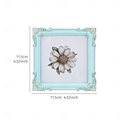 abordables Sculptures-Cadre photo décoratif à motif tridimensionnel de style européen (1 pièce), idéal pour la décoration de photos dans une chambre ou un bureau, accessoire de photographie et décoration murale.