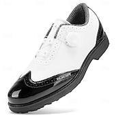 voordelige Heren Golf Schoenen-Heren golfschoenen – comfortabel wit en bordeauxrood design voor optimale prestaties en stijl op de golfbaan.