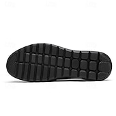 baratos Mocassins casuais-Mocassins masculinos leves e fáceis de calçar, em couro sintético respirável – calçado prático para uso casual, no escritório e no dia a dia.