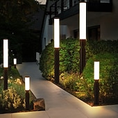 cheap Outdoor Wall Lights-Modern Creative Outdoor Lights 60/80/100cm Bollard Lights LED Waterproof Garden Lights Pathway Lights