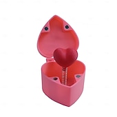 billige Statuer-hjerteformet overraskelsesspøkeboks med hemmelig rom &amp;overraskelsesmekanisme - romantisk nyhetsgave til valentinsdagen, fester, vitser - roseboks for frierier, unnskyldninger, arrangementer