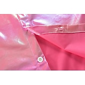 economico Cime-Retrò Vintage Anni '80 Camicia Disco Vernice in lattice lucido Metallico Costume Per uomo Halloween Carnevale Parata dell'Orgoglio Mese dell'orgoglio Adulti Camicia Estate