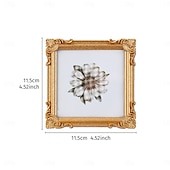 abordables Sculptures-Cadre photo décoratif à motif tridimensionnel de style européen (1 pièce), idéal pour la décoration de photos dans une chambre ou un bureau, accessoire de photographie et décoration murale.