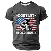  Homens Música Gíria engraçada Camiseta Manga Curta Camiseta Impressão 3D Gola Redonda Camisa Moda Diário Diário Rua Azul Vermelho Verão Primavera Roupa S M L XL XXL XXXL