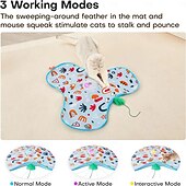 Недорогие Игрушки для кошек-Интерактивные игрушки для кошек в стиле пряток, подвижный чехол 27 дюймов, разные цвета.