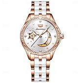 cheap Mechanical Watches-Automatic Mechanical Watch For Ladies Skeleton Luminous Waterproof Stainless Steel Luxury Elegant Mother's Day Gift for Women's Watches