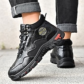 tanie Buty trekingowe-Męskie buty trekkingowe na co dzień – wytrzymałe, sznurowane, wygodne i oddychające, idealne na przygody na świeżym powietrzu, wędrówki i do noszenia na co dzień