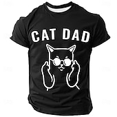 Χαμηλού Κόστους Αστεία μπλουζάκια για άνδρες-Ανδρικά Αστεία αργκό Μπλουζάκι Κοντομάνικο Κοντομάνικη μπλούζα 3D εκτύπωση Στρογγυλή Ψηλή Λαιμόκοψη Πουκάμισο Μοντέρνα Καθημερινά Καθημερινά Δρόμος Θαλασσί Μαύρο Ρουμπίνι Καλοκαίρι Άνοιξη Ρούχα Τ M L