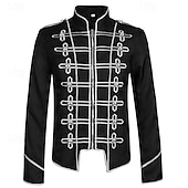economico Cime-Costume di fantasia Giacca da circo direttore di circo Vittoriano Stile militare Adulti Per uomo Halloween Carnevale Feste Performance Mascherata Vestirsi