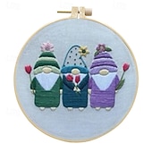 cheap Down to $30-Embroidery Kit-Set,Embroidery Kit for Beginners,Embroidery Patterns,Nativity Scene,Embroidery Kit Birthday,Beginner Embroidery Kit for Adults