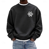 economico Felpe 3D da uomo-Per uomo Grafico Felpa Manica Lunga Felpe Girocollo Classico Athleisure Quotidiano Casa Autunno Inverno Blu Nero Verde Abbigliamento progettista Stampa 3D S M L XL 2XL 3XL