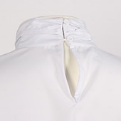  250-jähriges Jubiläum USA Rokoko Barock Outfits langarm George Washington Alexander Hamilton Kolonial Kostüm Herren Karneval Unabhängigkeitstag 4. Juli Erwachsene Mantel Hose Kragen