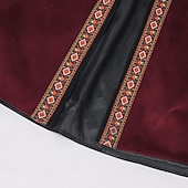 olcso Felsők-Punk és gótika Középkori Reneszánsz Blúz / Ing Tunika Ujjatlan Harcos Lovag Viking Kelta lovag Ranger Íjászat Jelmez Férfi Viking Fantasy Farsang Álarcos mulatság Teljesítmény Halloween Színpad