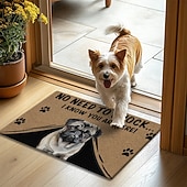cheap Doormats-Funny Paw Print Doormat Visual Trap Floor Mat Non Slip Pet Theme for Doorway Entryway Bathroom Kitchen Indoor Outdoor Diatomaceous Earth Quick Dry Absorbent 20 x 31 inch