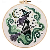 abordables Hasta 30 $-Kit de bordado de brujas