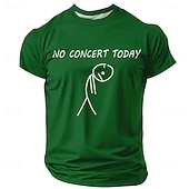 economico T-shirt Grafiche di Musica e Strumenti-Per uomo Gergo divertente Maglietta Manica Corta maglietta Stampa 3D Girocollo Camicia Moda Quotidiano Quotidiano Streetwear Blu Nero Rosso Estate Primavera Abbigliamento S M L XL XXL XXXL