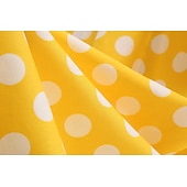 baratos Dresses-1950s Retro Vintage Rockabilly Midi Swing Dress Flare Dress Short Sleeves Polka dots Fit &amp; Flare Fancy Dress Women's Carnival Valentine's Day Casual Homecoming Retro Theme Party Adults' Dress Spring