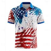  4. července 2026 250. výročí Dne památky Pánské Streetwear US vlajka Krátký rukáv Tričko Příležitostné ulice